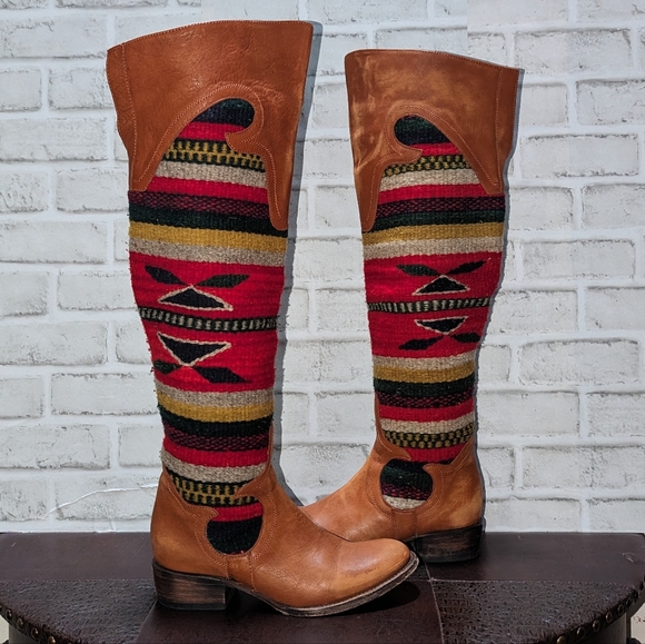 RARE FreeBird Cabal Over the Knee Boots size 8 - Picture 15 of 16